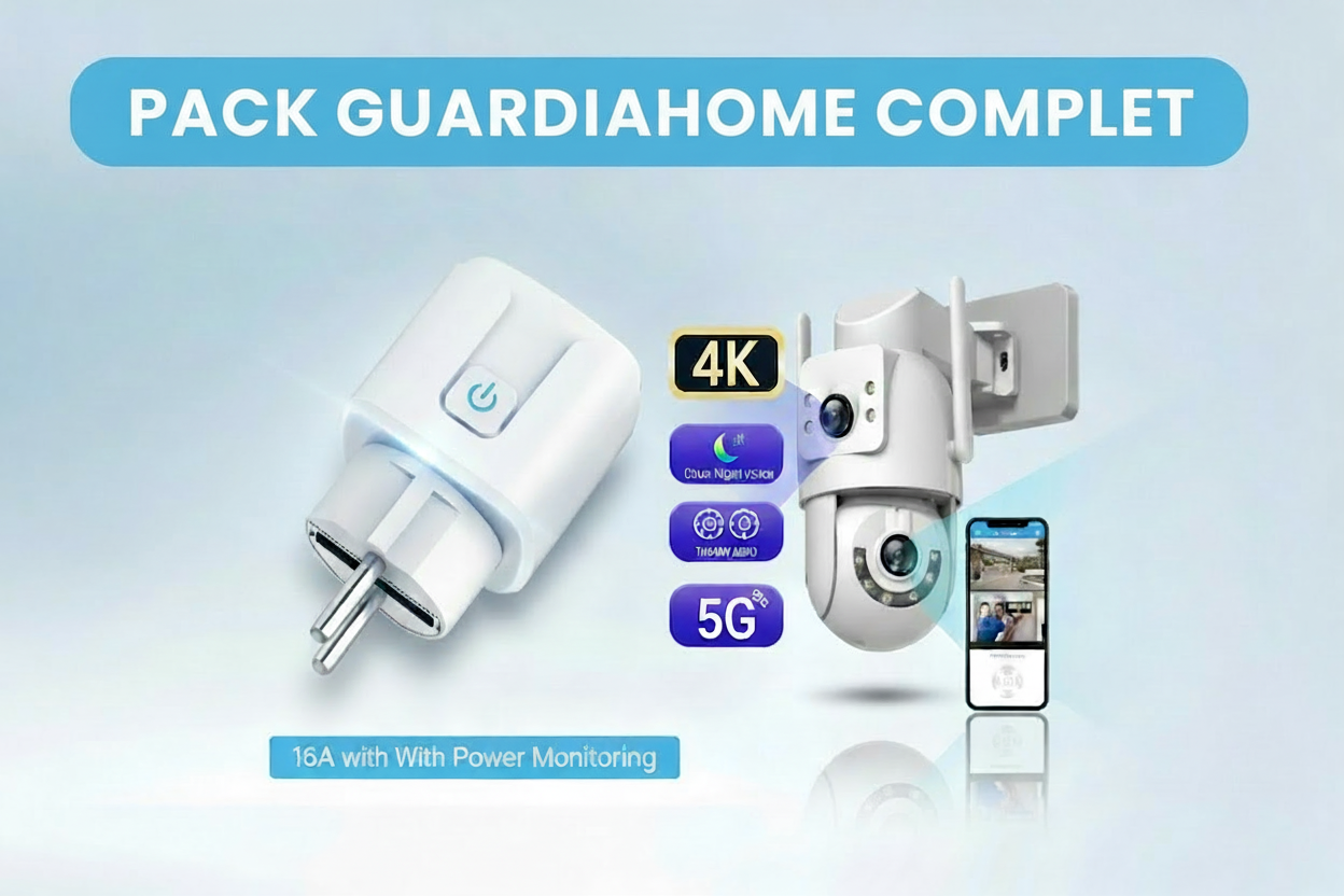 Pack HomeGuard Complet — Caméra + Prise Connectée